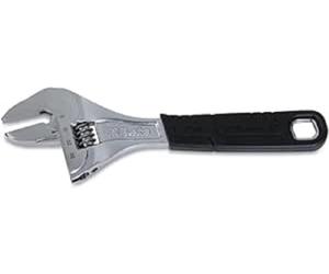 BETA 111CM 270 - Llave ajustable de rodillo cromado, modelo corto con apertura mejorada óptima incluso en los espacios más difíciles