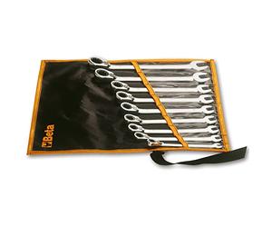 Beta 142/B6 - Juego de 6 llaves combinadas con carraca reversible (art. 142) en sobre