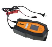 BETA 1498H/16A - Cargador de batería electrónico multifunción de 12-24 V para baterías de plomo y litio, con pantalla LCD y protecciones de seguridad, corriente de carga de 4-16 A