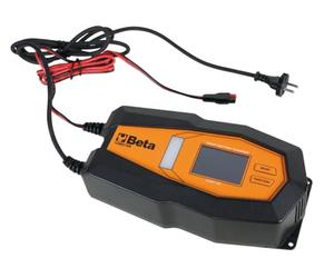 BETA 1498H/16A - Cargador de batería electrónico multifunción de 12-24 V para baterías de plomo y litio, con pantalla LCD y protecciones de seguridad, corriente de carga de 4-16 A