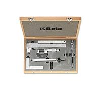 Beta 1685/C7 - Surtido de 7 instrumentos para medir y trazar (art. 1650, 1658/25, 1670, 1680C, 1682, 1688BC) en caja