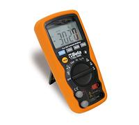 Beta 1760/RMS - Multímetro digital industrial preciso y robusto en casco comoldeado de 6 mm, con caucho externo anti-deslizante y anti-choques
