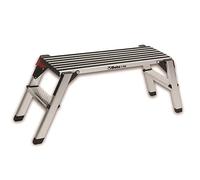 Beta - 1768 Plataforma de aluminio, con superficie recubierta de material antideslizante, capacidad máxima de 200 kg, para uso profesional robusto y resistente, 017680010