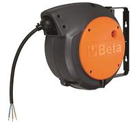 Beta - 1844 15-H05 Carrete automático con protección térmica y cable 3Gx1,5 mm² longitud cable sin carcasa de 1 m, con soporte orientable de 180° y segundo soporte para empotrar rápido, 018420821