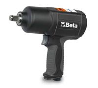 Beta 1927E - Destornillador compuesto reversible con doble martillo, control de pomo de inversión, 3 niveles de potencia y mango antivibración