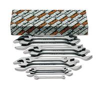 Beta 55/S13 - Juego de 13 llaves fijas de dos bocas abiertas (art. 55)