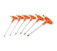 Beta Tools Llaves macho Torx® 97TTX/S6 – Juego 6 piezas acodadas cromadas con mango