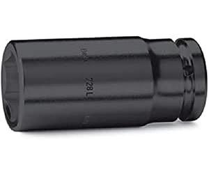 Beta 728L 36 - Llaves de vaso de impacto con cuadrado hembra 3/4", boca hexagonal, serie larga, fosfatadas