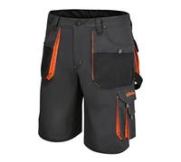 BETA 7861G - Bermuda ligera de trabajo, diseño y ajuste, pantalones cortos de trabajo multibolsillos con cierre de cremallera de metal y bolsillos de diferentes tamaños multiusos con cierre de velcro