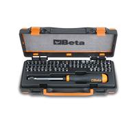 Beta 861/C61P - 61 puntas de atornillar y 1 portapuntas magnético de desenganche rápido (art. 861LP, 861PE, 861PH, 861PZ, 861TX, 861RTX, 861TRW, 861TQS, 861SP, 851SR)
