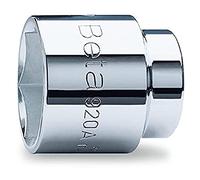 Beta 920AK 13 - Llaves de vaso con cuadrado hembra 1/2", boca hexagonal, cromadas