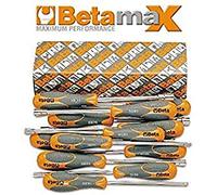 Beta 943BX/S12 - Juego de 12 llaves de vaso hexagonales con mango bimaterial (art. 943BX)