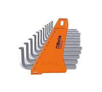 Beta 96/SC12 - Juego de 12 llaves macho hexagonales acodadas (art. 96) con soporte
