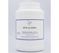 Beta Alanina Pura en Polvo 1 kg Power Natural Life | Aumenta Carnosina Muscular | Mejora Rendimiento Alta Intensidad | Retrasa Fatiga Muscular | Resistencia y Fuerza | Envase de 1 kg