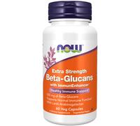 beta-glucanos de máxima potencia - 60 cápsulas vegetales - now