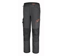 Beta Pantalones de Trabajo 7818G XS Grises de Varios Bolsillos con Inserciones de Tejido elástico, Entrepierna Resistente, Refuerzo en Las piernas, Cintura elástica, Bolsillos Grandes y Llavero, Sin