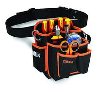 BETA - Portaherramientas de nailon 2005PA/ET con 8 herramientas eléctricas, tela a prueba de golpes, cinturón ajustable, prácticos bolsillos para herramientas y ganchos, 020050035