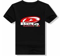 Beta Racing Men T Shirt Enduro Motocross Short Sleeve Maillot Hombre Moto Down FF Road Mountain Cycling Top Tees Black L