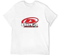 Beta Racing Men T Shirt Enduro Motocross Short Sleeve Maillot Hombre Moto Downhill FF Road Mountain Cycling Top Tees White XL