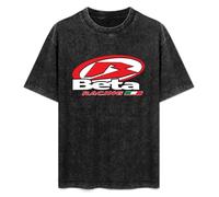 Beta Racing Motorcycle T-Shirt Printed tee Graphic Top for Men Black Shirt XXL