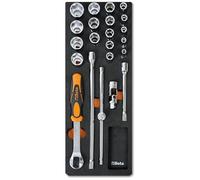 Beta Tools 2450 M92-22 suave en bandeja con herramienta surtido
