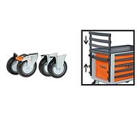 Beta Tools BT023000950, kit de 4 ruedas y 1 mango para C23st