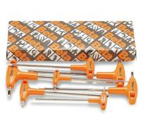 Beta Tools Naranja con Asas en T Juego 6pc Alto Par de Torsión 96T/S