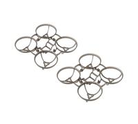 BETAFPV 2pcs Air65 II Brushless Whoop Frame Kit, Ultralight Weight, for DIY 1S 65mm Micro FPV Racing Drone, Compatible with Matrix 1S 5IN1 II FC, 0702 Motors, 31mm/1219S Propeller - Transparent Gray