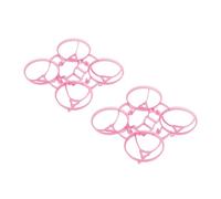 BETAFPV 2pcs Air65 II Brushless Whoop Frame Kit, Ultralight Weight, for DIY 1S 65mm Micro FPV Racing Drone, Compatible with Matrix 1S 5IN1 II FC, 0702 Motors, 31mm/1219S Propeller - Transparent Pink