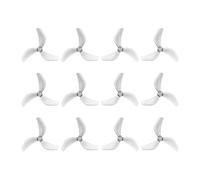 BETAFPV Gemfan 2218 3 hojas 12 hélices ultraligeras FPV Drone, 1,5 mm agujero vástago, compatible motor sin escobillas 1104 7200 KV Pavo20 Pro Frame - Gris transparente