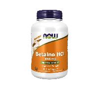 Betaina HCl 648 mg 120 Cápsulas Now Foods