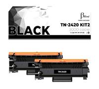 Betaink 2 Tóner compatibles con Brother TN2420 TN-2420 TN2410 para MFC L2710DW L2710DN L2730DW L2750DW HL-L23210D L2350DW L2370DN L2375DW DCP-L2510D L2530DW L2555DW 0DN