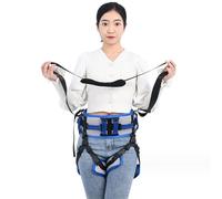 BETAM Cinturón De Transferencia con 10 Asas Y Protección para Las Piernas,Cinturon De Seguridad para Ancianos,Elevador De Pacientes,Brindarle Una Experiencia De Caminata, S