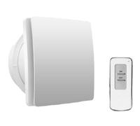 BETAM Extractor Cocina,Extractor De Aire con Válvula Antirretorno Y Mando A Distancia,190 M³/H Ventilador Extractor,para Baño Invernadero,Garaje,Carcasa De ABS,B,4 Inches