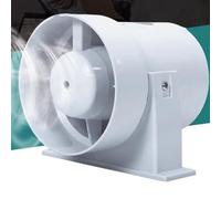 BETAM Ventilador Extractor De Aire con Válvula De Retención,Extractor Cocina En Línea De Tubo,Base Removible,Portátil Ventilador Extractor,para Baño, WC, Tienda,Sin Instalación,6 Inches