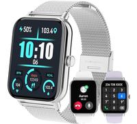 Betatree Smartwatch Hombre Mujer con Llamadas Bluetooth, 1,85" Reloj Fitness Digital Podómetro, 120+ Deportivos iOS Android Smart Watch con Pulsómetro