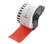 BETCKEY - 1 Rollo de DK-22223 Cinta Continua de Papel Térmico Compatible con Brother, 50mm x 30.48m, 1 continuous Etiquetas de Color Red para Impresoras de Etiquetas QL