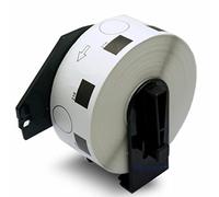 BETCKEY - 1 Rollo DK-11218 Etiquetas Adhesivas, Φ24mm, 1000 Etiquetas Circulares para Brother QL Impresoras de Etiquetas