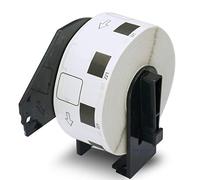 BETCKEY - 1 Rollo DK-11221 Etiquetas Despegables, 23mm x 23mm, 1000 Etiquetas Cuadradas para Brother QL Impresoras de Etiquetas