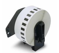 BETCKEY - 1 Rollo DK-22210 Etiquetas Adhesivas, 29mm x 30.48m, 1 Cinta Continua de Papel Térmico para Brother QL Impresoras de Etiquetas