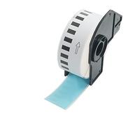 BETCKEY - 1 Rollo DK-22210 Etiquetas de Color (Azul), 29mm x 30.48m, 1 Cinta Continua de Papel Térmico para Brother QL Impresoras de Etiquetas