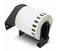 BETCKEY - 1 Rollo DK-22212 Etiquetas Adhesivas, 62mm x 15.24m, 1 Cinta Continua de Película Plástica para Brother QL Impresoras de Etiquetas