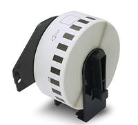 BETCKEY - 1 Rollo DK-22214 Etiquetas Despegables, 12mm x 30.48m, 1 Cinta Continua de Papel Térmico para Brother QL Impresoras de Etiquetas