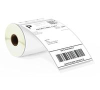 BETCKEY - 1 Rollo S0904980 Etiquetas Adhesivas, 104mm x 159mm, 220 Etiquetas Extragrandes de Envío para LabelWriter 4XL, No se aplica 550 o 5XL