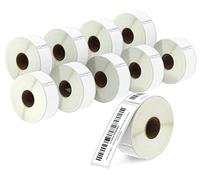 BETCKEY - 10 Rollos Grandes 99010 Etiquetas Adhesivas Compatible con DYMO S0722370, 28mm x 89mm, 3500 Etiquetas de Dirección para LabelWriter 450, 4XL, No se aplica 550 o 5XL