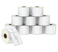 BETCKEY - 10 Rollos Grandes 99014 Etiquetas Adhesivas Compatible con DYMO S0722430, 54mm x 101mm, 2400 Etiquetas de Envío para LabelWriter 450, 4XL, No se aplica 550 o 5XL