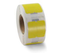 BETCKEY - 2 Rollos 11353 Etiquetas de Color(Amarillo) Compatible con DYMO S0722530, 13mm x 25mm, 2000 Etiquetas Multiusos Pequeñas para LabelWriter 450, 4XL, No se aplica 550 o 5XL