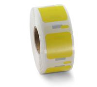 BETCKEY - 2 Rollos S0929120 Etiquetas de Color(Amarillo), 25mm x 25mm, 1500 Etiquetas Multiusos Pequeñas para LabelWriter 450, 4XL, No se aplica 550 o 5XL