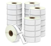 BETCKEY - 20 Rollos 99017 Etiquetas Adhesivas Compatible con DYMO S0722460, 12mm x 50mm, 4400 Etiquetas para Carpetas Colgantes para LabelWriter 450, 4XL, No se aplica 550 o 5XL