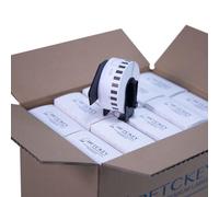 BETCKEY - 20 Rollos de DK-22210 Cinta Continua de Papel Térmico Compatible con Brother, 29mm x 30.48m, 20 continuous Etiquetas para Impresoras de Etiquetas QL